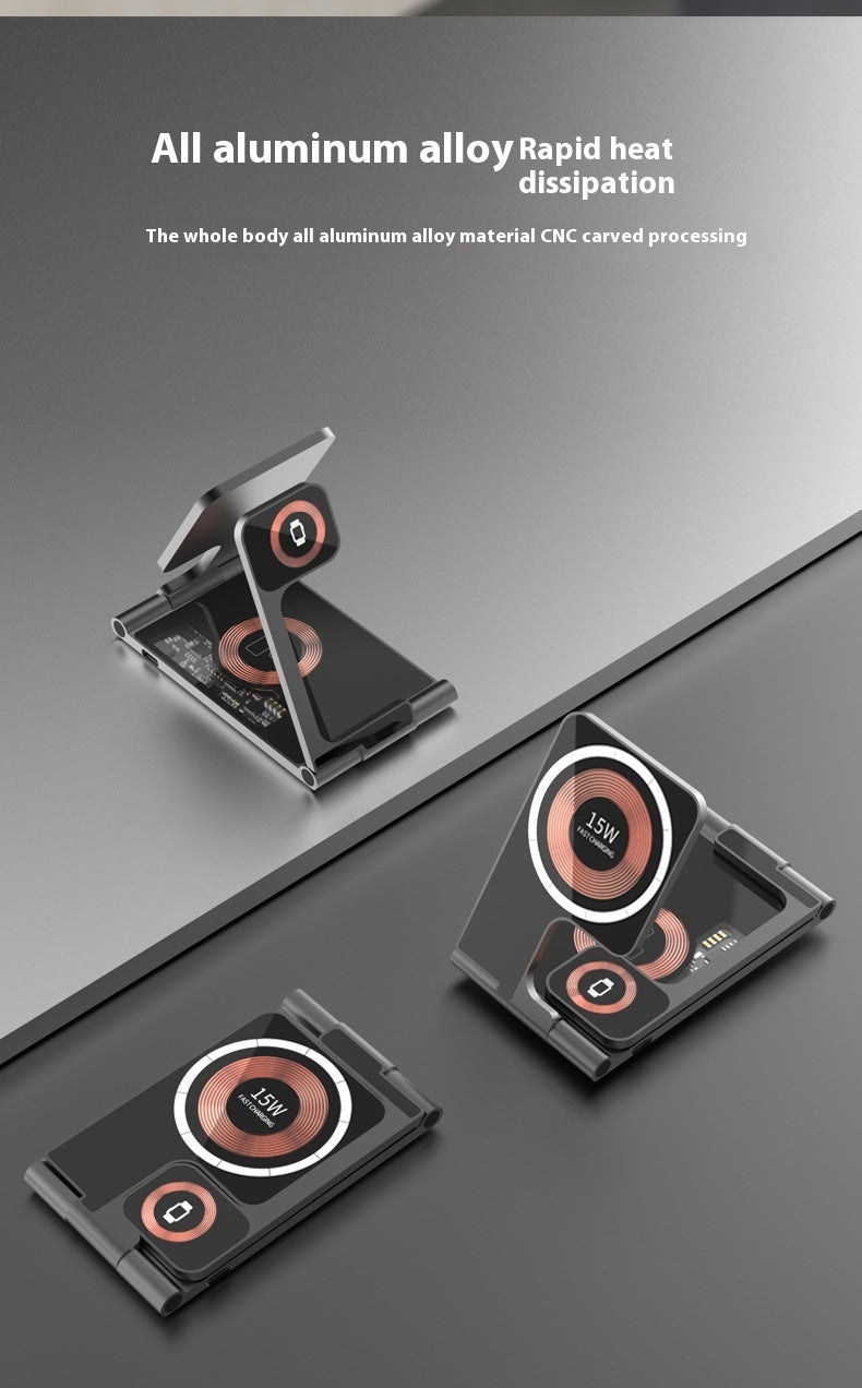 New Magnetic 4-in-1 Wireless Charger