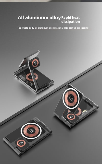 New Magnetic 4-in-1 Wireless Charger