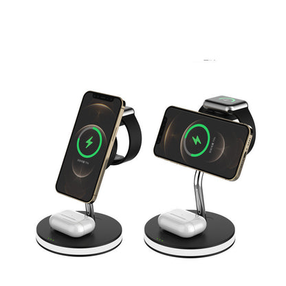 Three In One Magnetic Wireless Charger