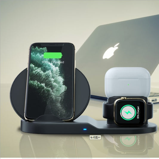 Three-in-one wireless charger