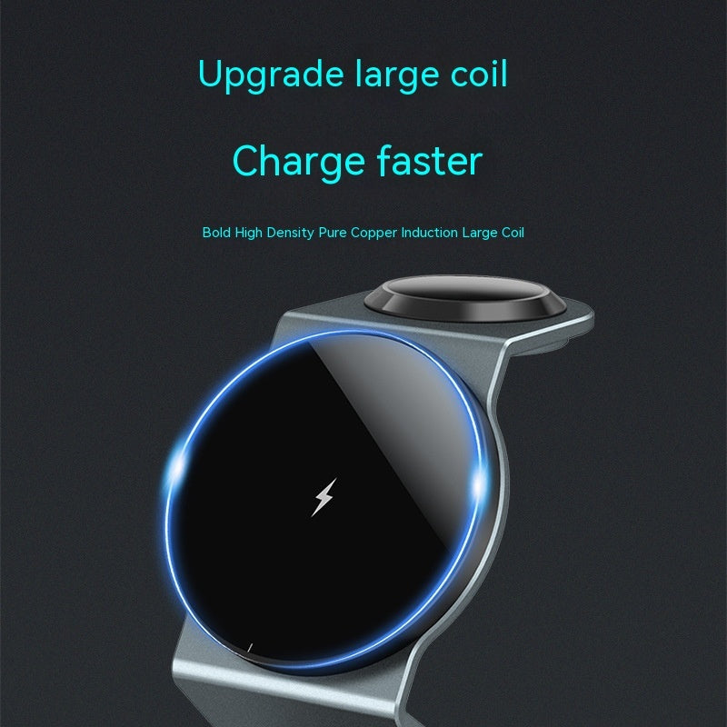 Desktop Vertical Three-in-one Wireless Charger